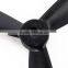 Black 2 Pair 5045 Bull Nose 3-Blade Strengthen CCW CW Propellers