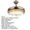 Indoor Outdoor 4 ABS Hidden Blades Copper Motor Ceiling Fans With Lights                        
                                                Quality Choice