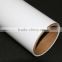 100mic white gloss removable solvent adhesive vinyl with 140gsm liner paper