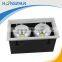 2x12w AR111 led grille panel light
