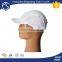 Comfortable fabric white cap hat microfiber cap