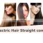 New Design Brush Hair Straightener Comb Irons Electric Straight Hair Comb with Lcd display
