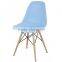 Wholesale High Quality Wood Legs PP Plastic Children Chair/ Plastic EMES Kindergarten Chair
