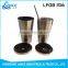 Double wall stainless steel travel mug tumbler with straw