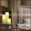 Moving wick LED candle with warm white dancing flame