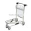 Hot selling airport trolley cart, airport passenger baggage trolley, airport luggage cart