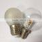 LED GOLF BALL LIGHT BULB 1W CE WARM WHITE GLASS FROSTED G45 E27 230V