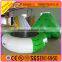 Green White Inflatable Water Catapult Trampoline For Kids