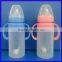 BPA-FREE High Transparent Baby Silicone Nipple Feeding Bottle/baby Biberon Ensemble