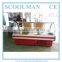 Front Curved Glass Closed Keep Food Warm Cooler