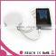 Portable Led light compact makeup travelling mirror with power bank