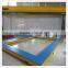 Blue colour inflatable rectangular swimming pool