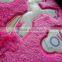 OEM cartoon design plush cover luxury notebook