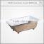 cUPC certified recessed acrylic bathtub with feet, corner tub shower combo, plastic-bathtub