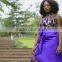 2016 Wholesale fashion design african printed party dress for women