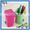 High quality plastic recycled novelty design trash shape office pen holder garbage pen holder