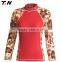 Wholesale custom sublimated rash guard women sexy rashguard
