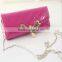 Korean Rhinestone Bow Shoulder Lady Elegance Purse