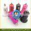 Universal dual USB car charger 3.1A with customized colors for Apple iPhone 5s/6