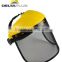 Front protective gauze visor faceshield plastic edge goggle