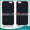 4.7" Mobile Phone Pinhole Back Housing for iPhone 6 TPU Case Black