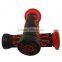 Rubber Hand Grips Motorcycle Handle Bar Grips & Bar Ends 22MM Red skull