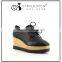 rock spring plataforma pure leather shoes nigeria women shoes with double sole