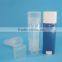 plastic flat oval lipstick tube, clear plastic lip balm tube, plastic cosmetic tube