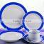 Ceramic dinner set porcelain dinnerware color band tableware