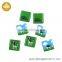 Box packing tarvel souvenier round cute crystal glass magnet fridge wholesale in guangzhou