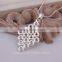 2015 Wholesale 925 solid silver snake chain statement necklace