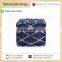 Royal Blue Striped Pattern Pouf Available at Best Selling Market Rate