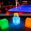 16 ColorS Changing led cube chair / portable Light Cube Seat