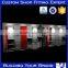 Tailor made spray paint MDF wood shelf for shop with LED lighting