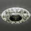 crystal glued ceiling lamp round clear spotlight MR16 GU5.3 side lighting house decoration lamp for home hotel holiday led