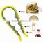 4 in 1 rubber plastic screw jar opener Premium Jar Openers for Seniors Heavy Duty Lids Off Jar Opener