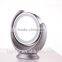 New Arrival Desktop Double Sides ABS 360 Degree Rotating Crescent LED Light Makeup Mirror