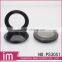 Round Shape plastic empty compact powder case with mirror