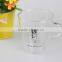 Coffee,Tea,Milk,Beverage Drinking Clear Cute Pattern Heat Resistant Pyrex Glass Tea Cup With Handle