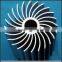 aluminum profile for LED heat sink/ extrusion heat sink for flash light/sun flower extrusion heat sink