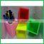 2015 New design antique plastic 36 colors beautiful pen container/pencil holder