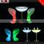 Night Club Used Bar Furniture Nail Bar Table and Bar TableWith LED RGB Light Colors Changing