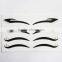 Custom sexy temporary makeup eye sticker rhinestone eyeliner stickers demask eye tattoo factory