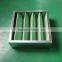 Pleated box type Primary Efficiency Air Filter for Air Handling Unit and clean room