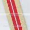 3 inch wide polyester cotton striped woven jacquard webbing