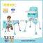 Hot Selling Multi-function Plastic Baby Folding Table and High Chair 3 in 1 with EN14988