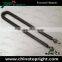 U shape 1kwatts High power industrial finned tubular heater