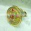 Antique rhinestone compact mirror