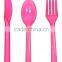 bright color disposable cutlery /Plastic cutlery set