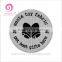 Stainless steel living floating locket plate with manufacturer